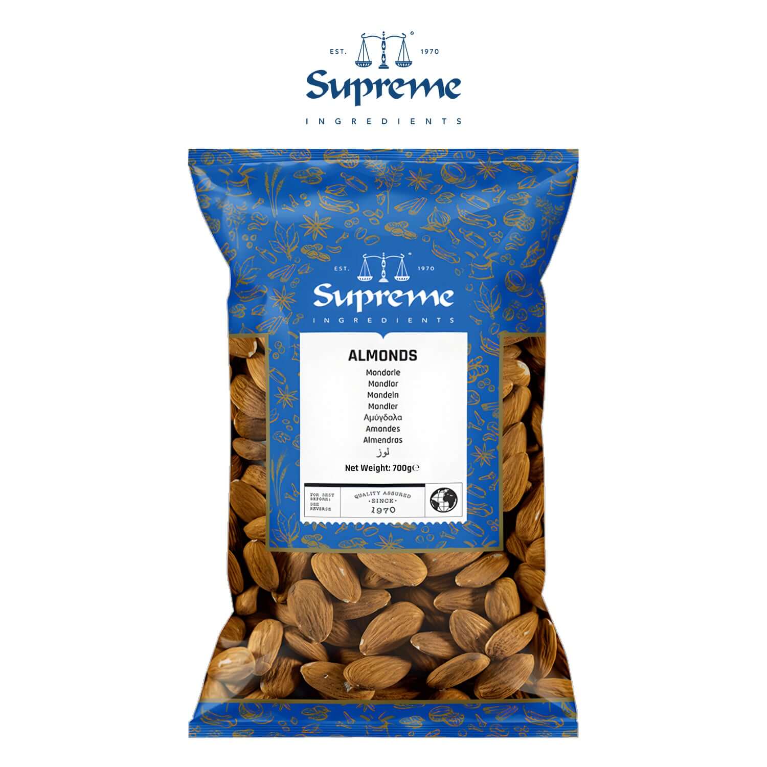 Supreme Almonds 700g