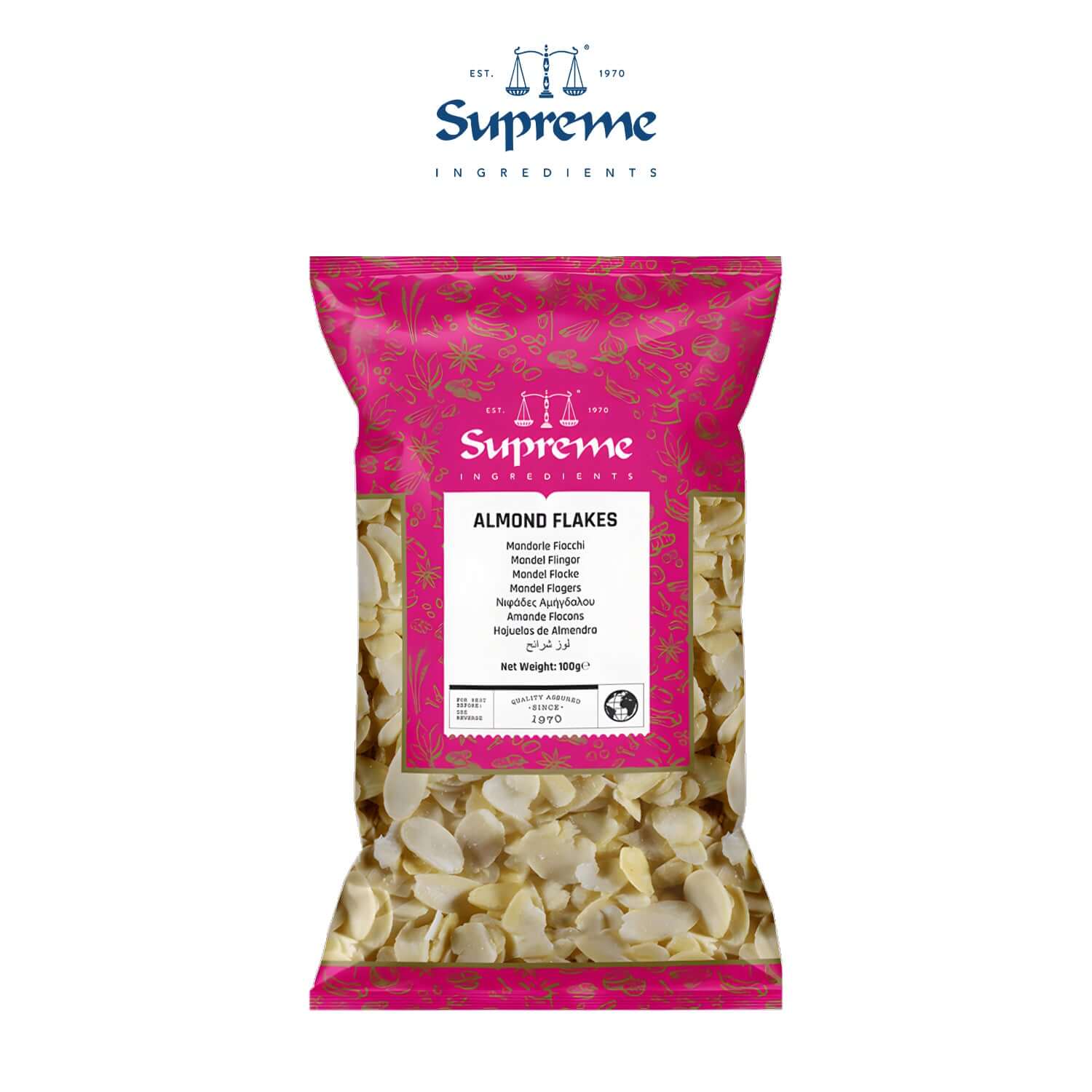 Supreme Almonds Flakes 100g