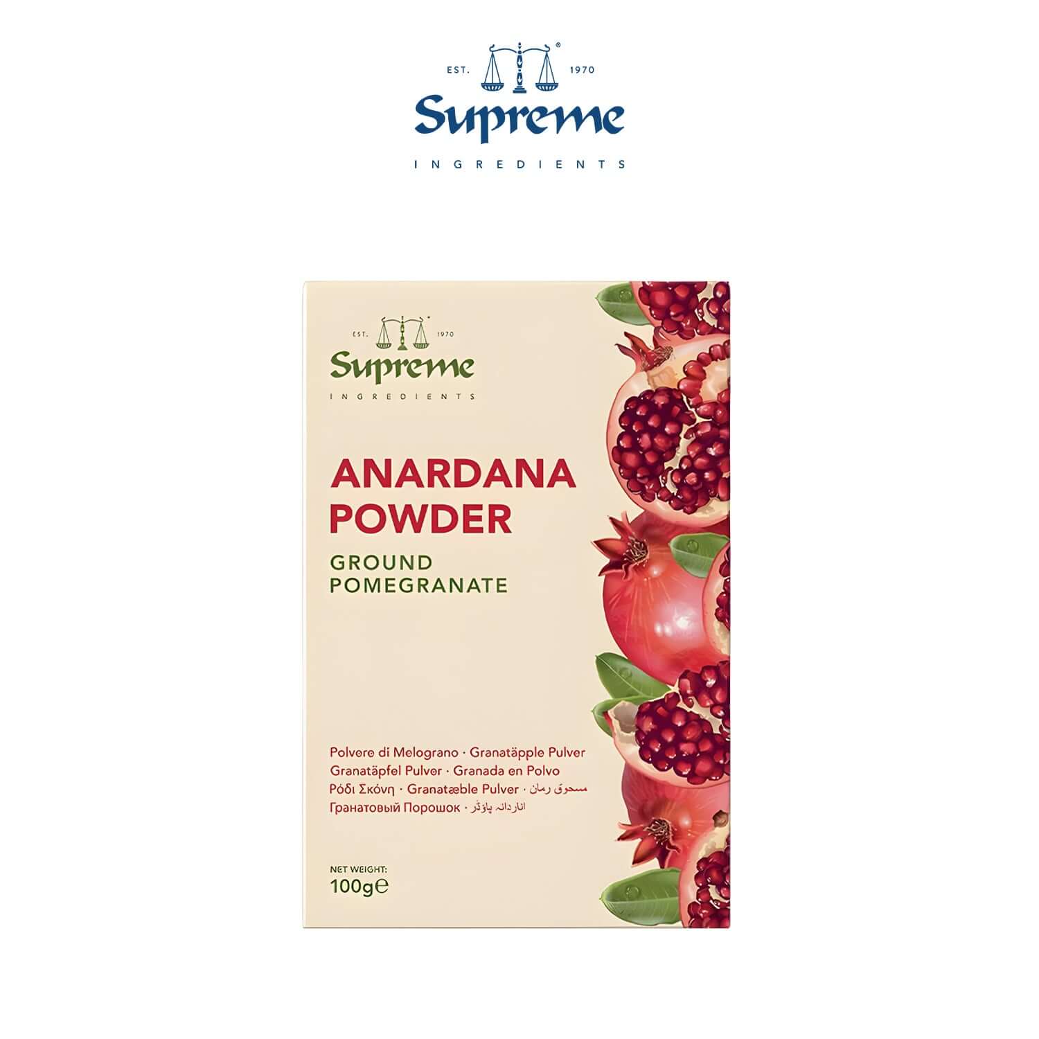 Supreme Anardana Pomegranate Powder, 100g