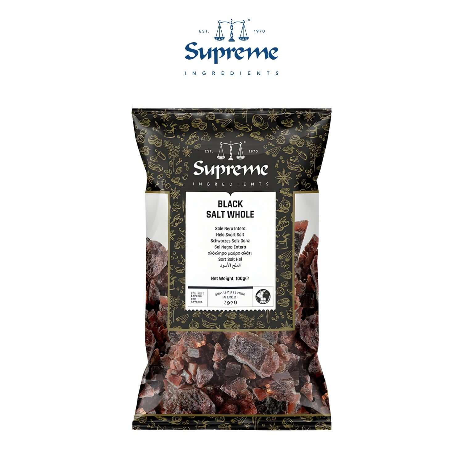 Supreme Black Salt Whole 100g