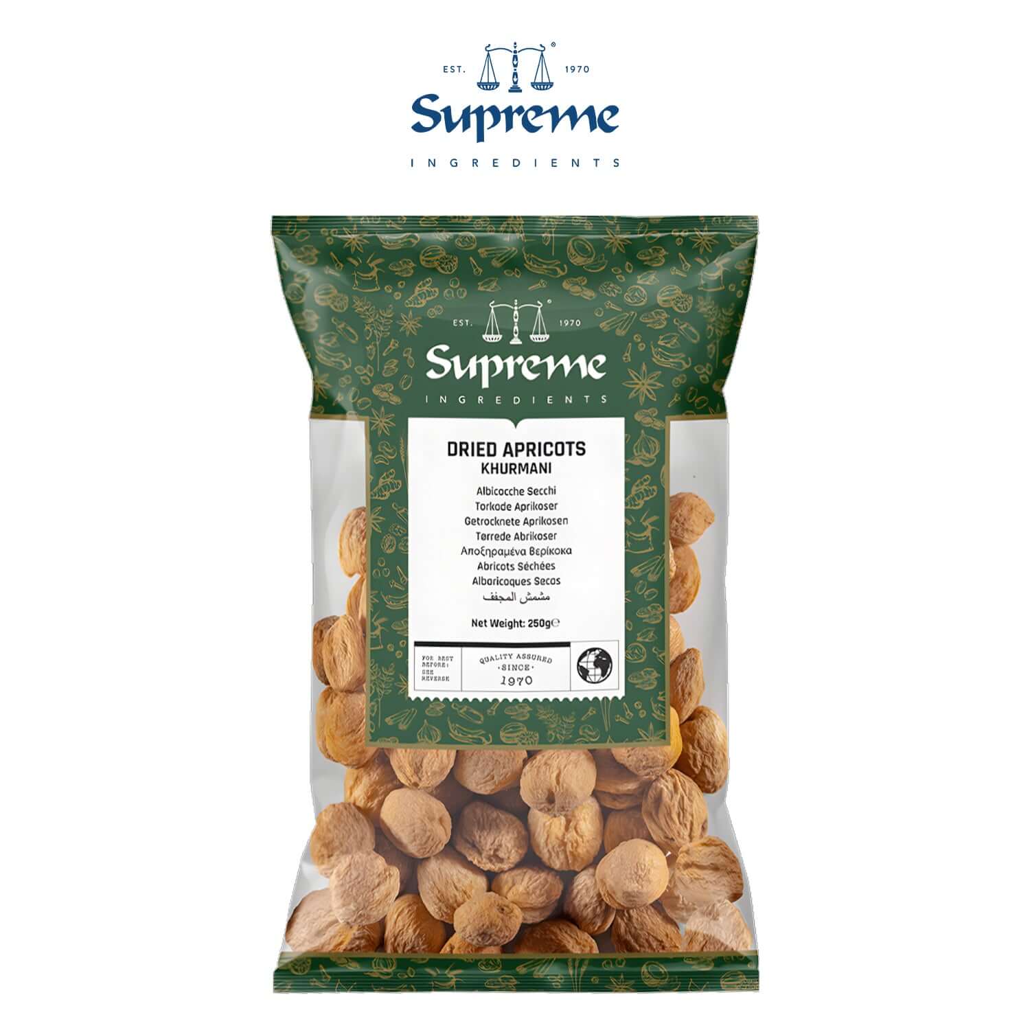 Supreme Dried Apricots 250g