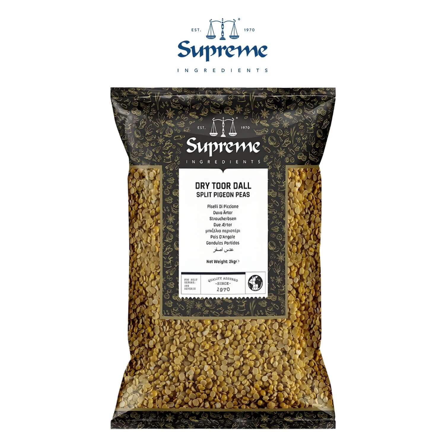 Supreme Dry Toor Dall 2kg