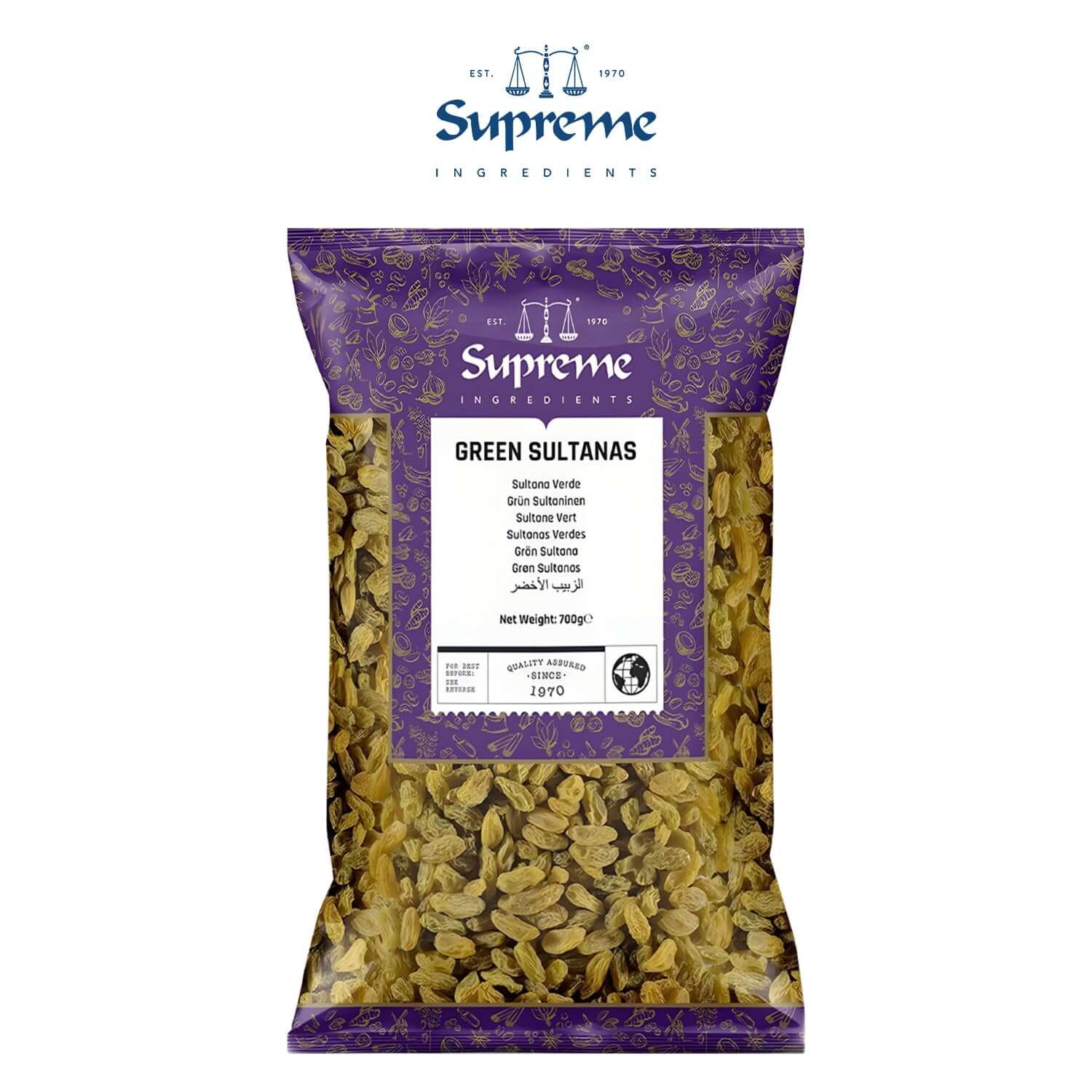 Supreme Green Sultanas 700g