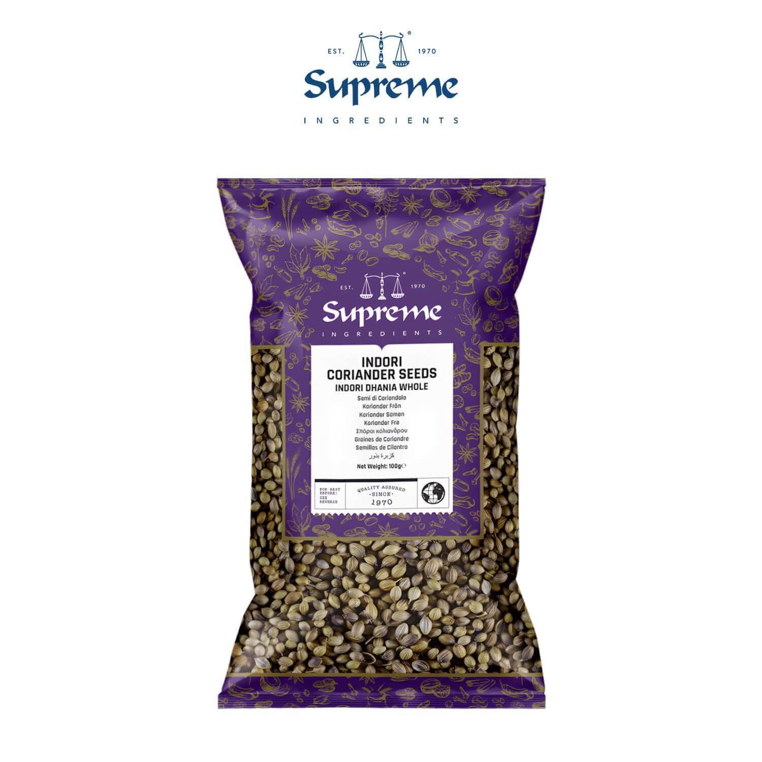 Supreme Indori Dhania Whole 100g