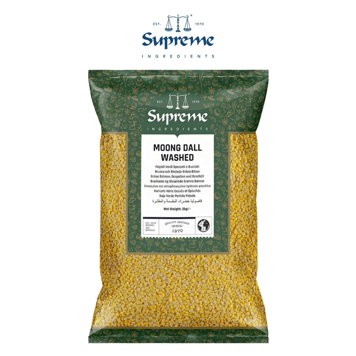 Supreme Moong Dall Washed 2kg
