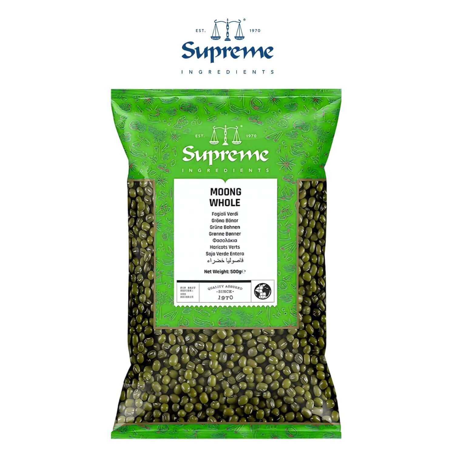 Supreme Moong Whole 500g