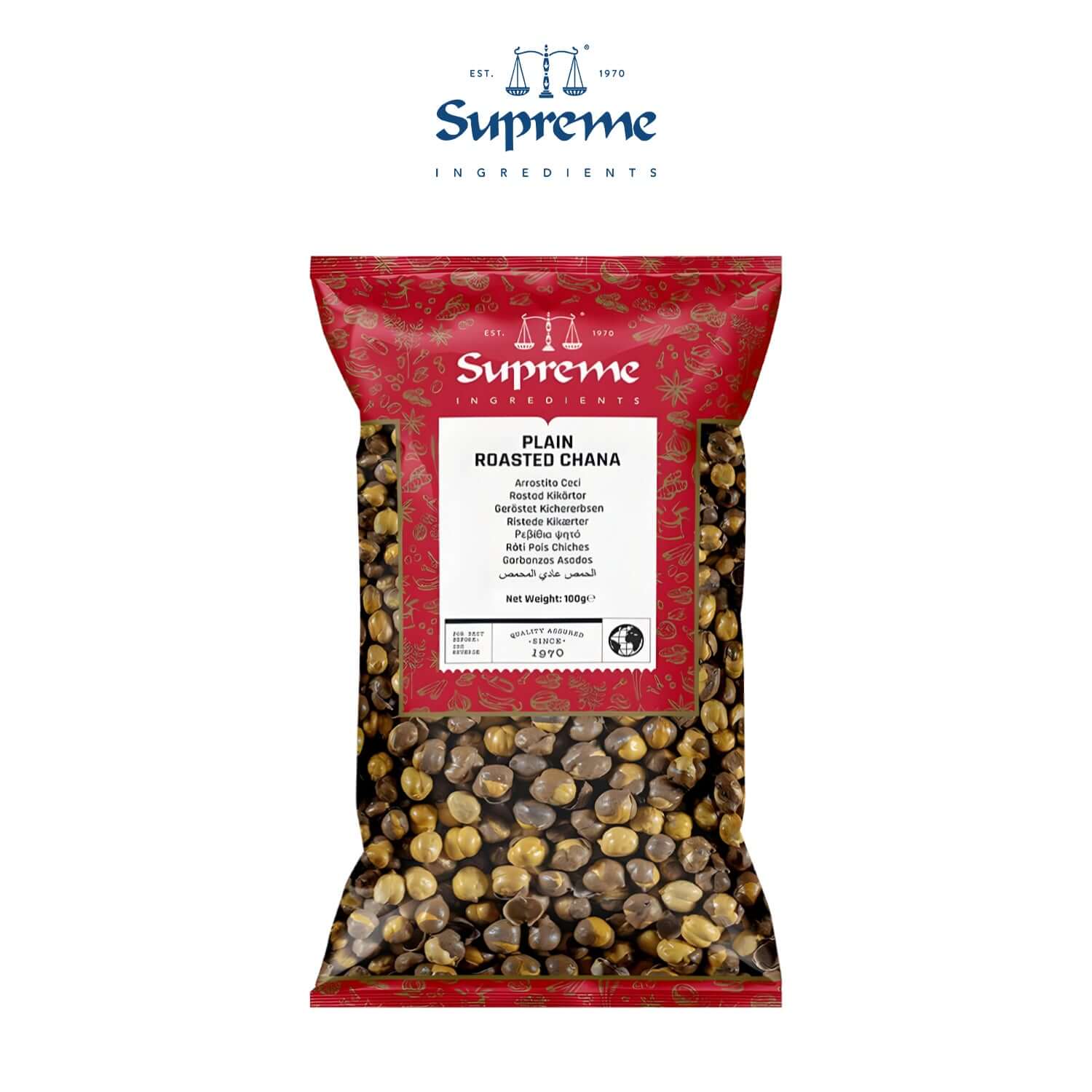 Supreme Plain Roasted Chana 100g