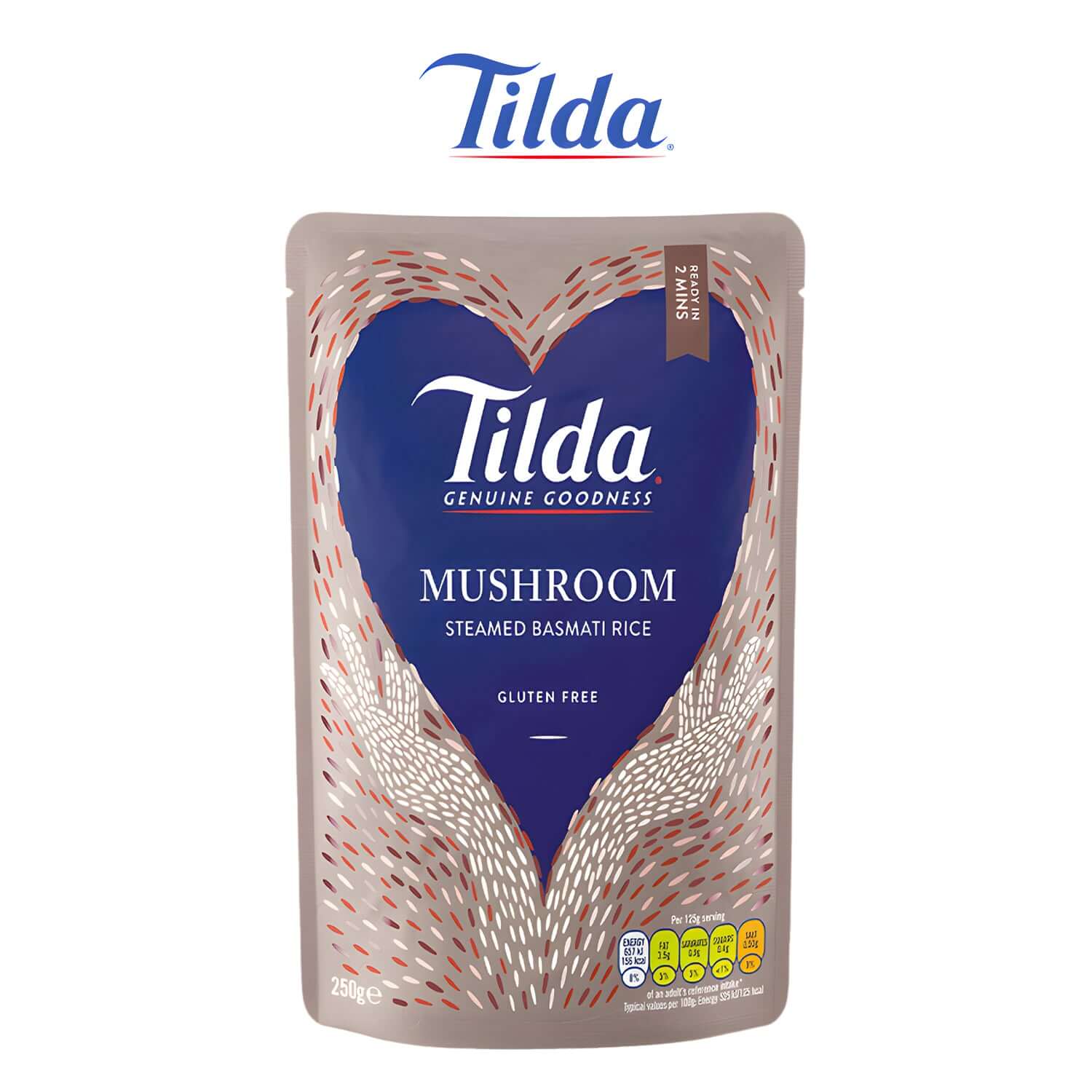 Tilda Steamed Mushroom Flavoured Rice 250g