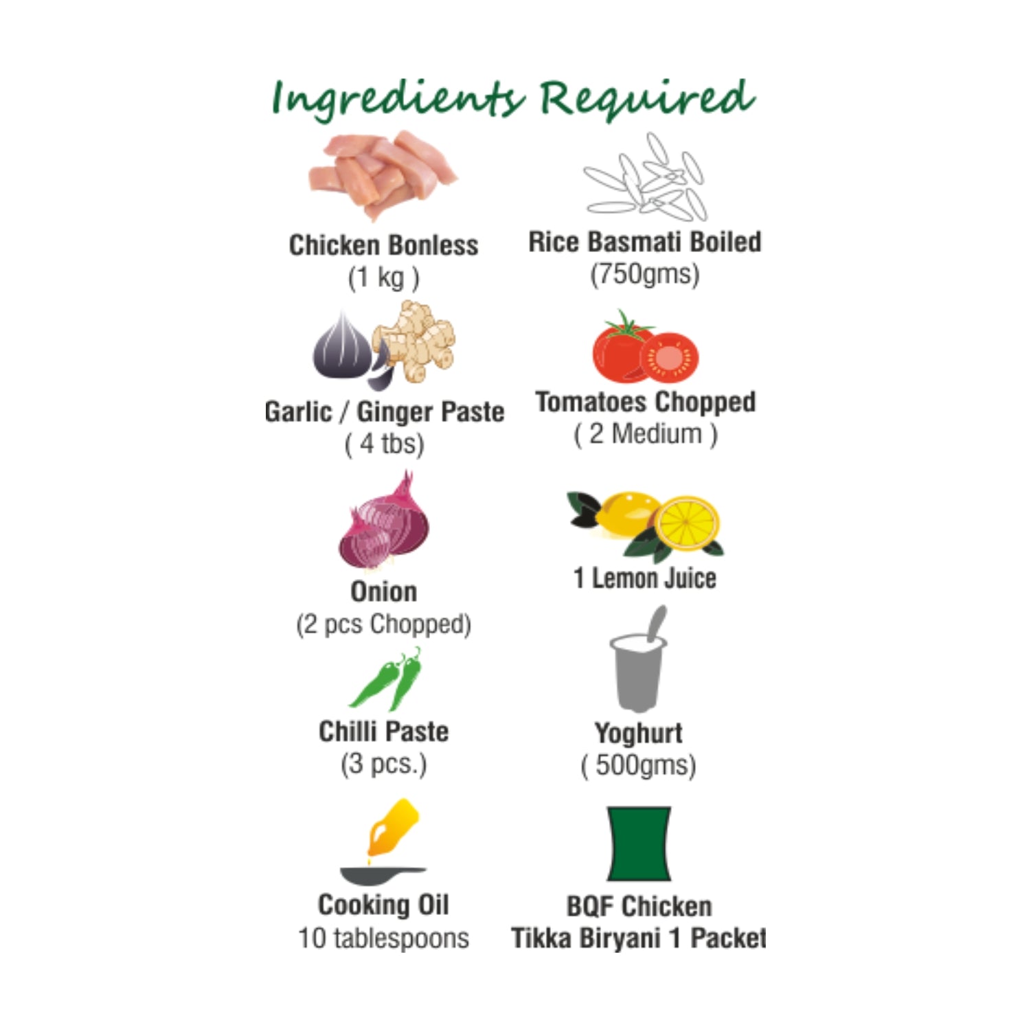 BQF Tikka Biryani Mix