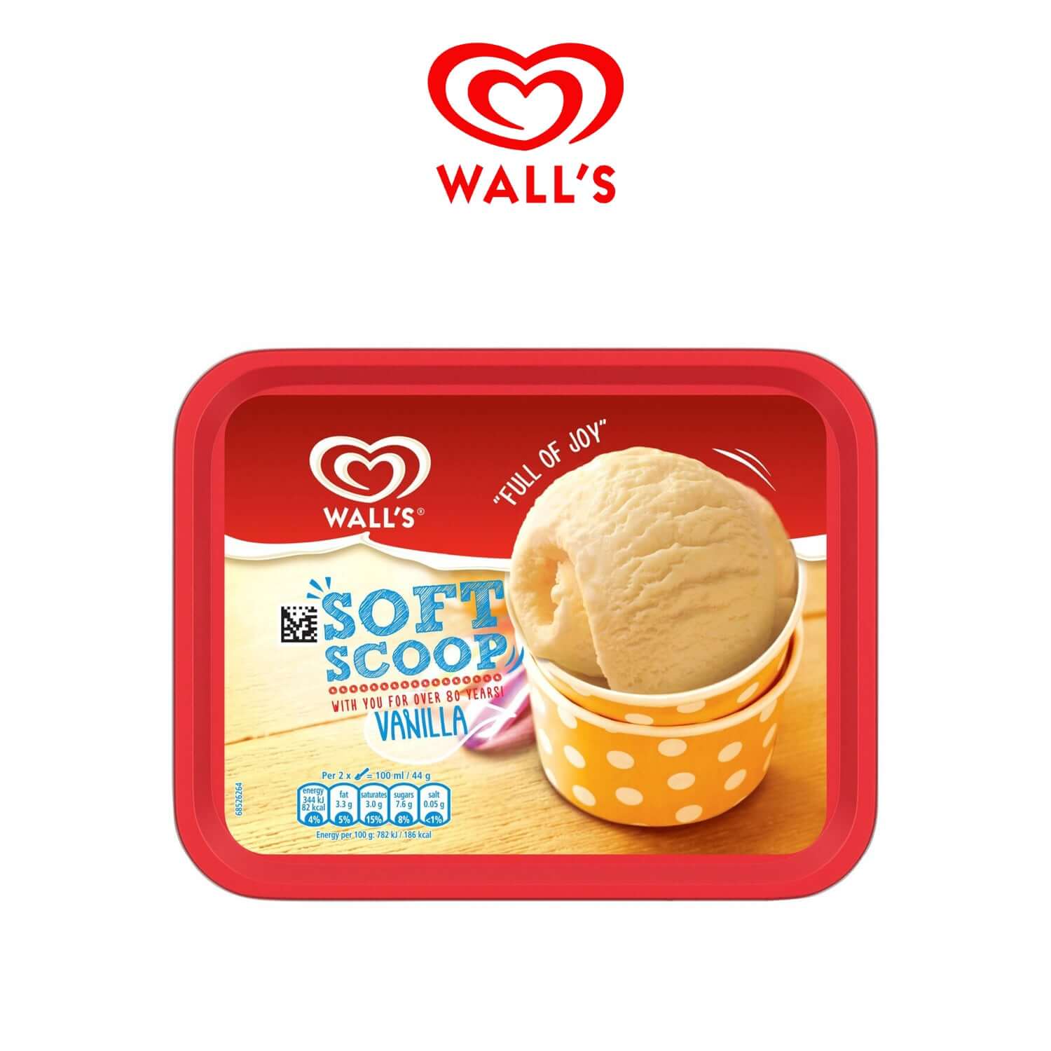 Wall's Soft Scoop Vanilla Ice Cream