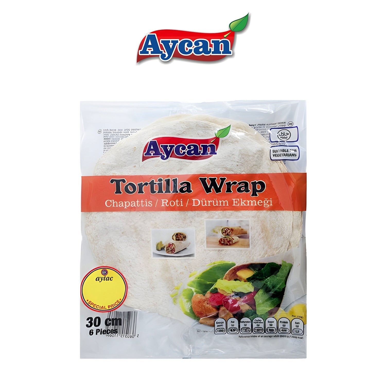 Aycan 30cm Tortilla Wraps