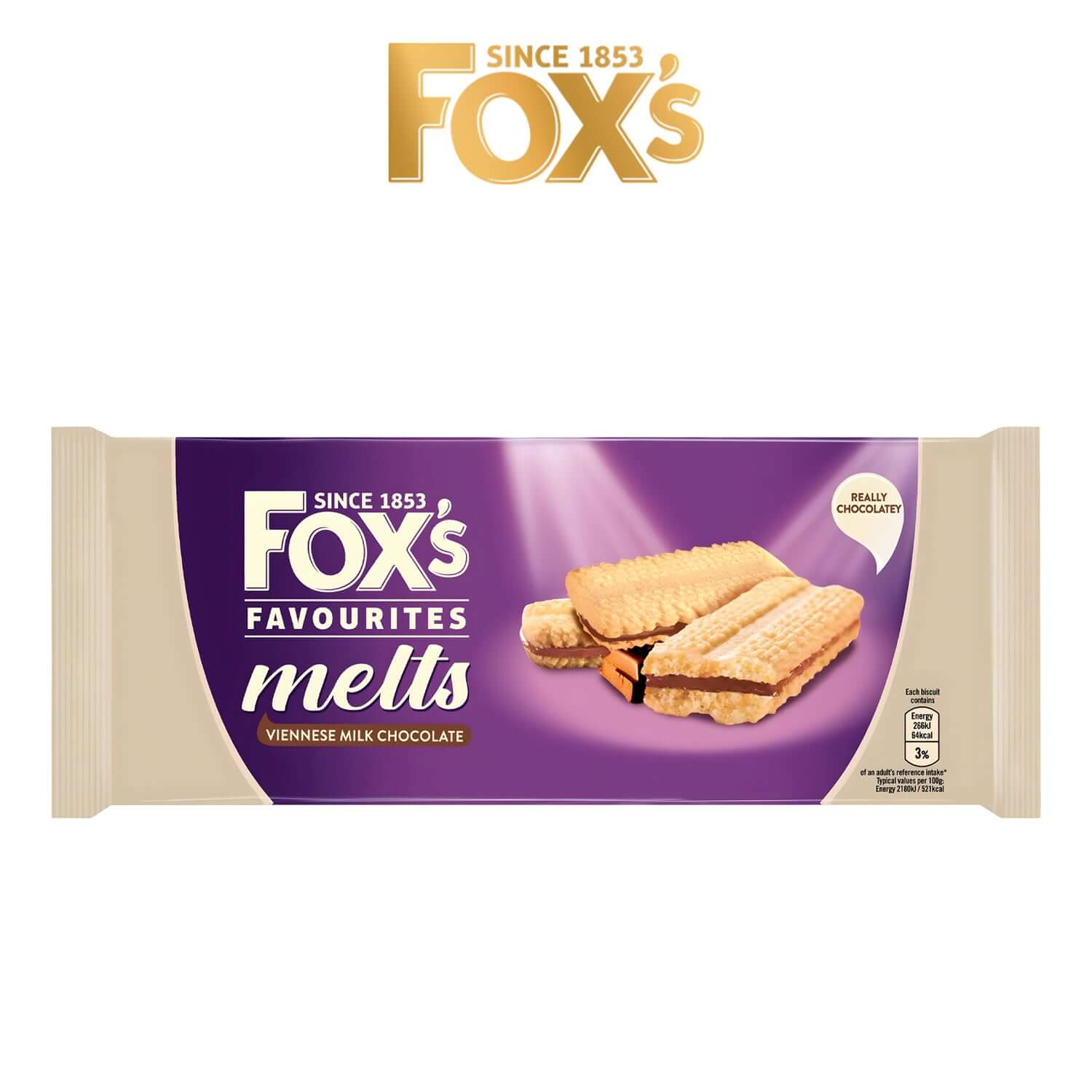 Fox's Viennese Melts Milk Chocolate