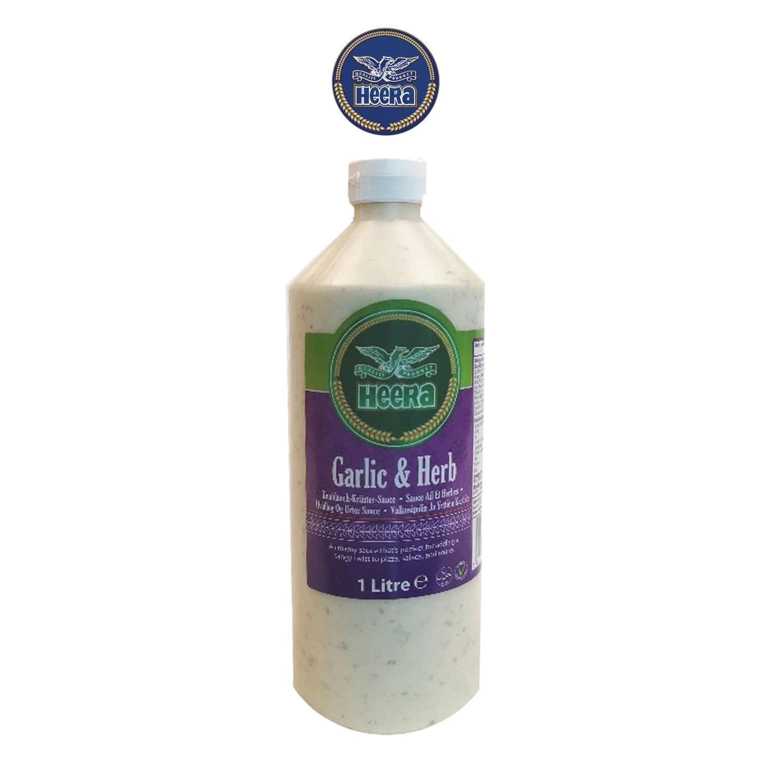 Heera Garlic and Herb Sauce - - Heera 1L Bottle