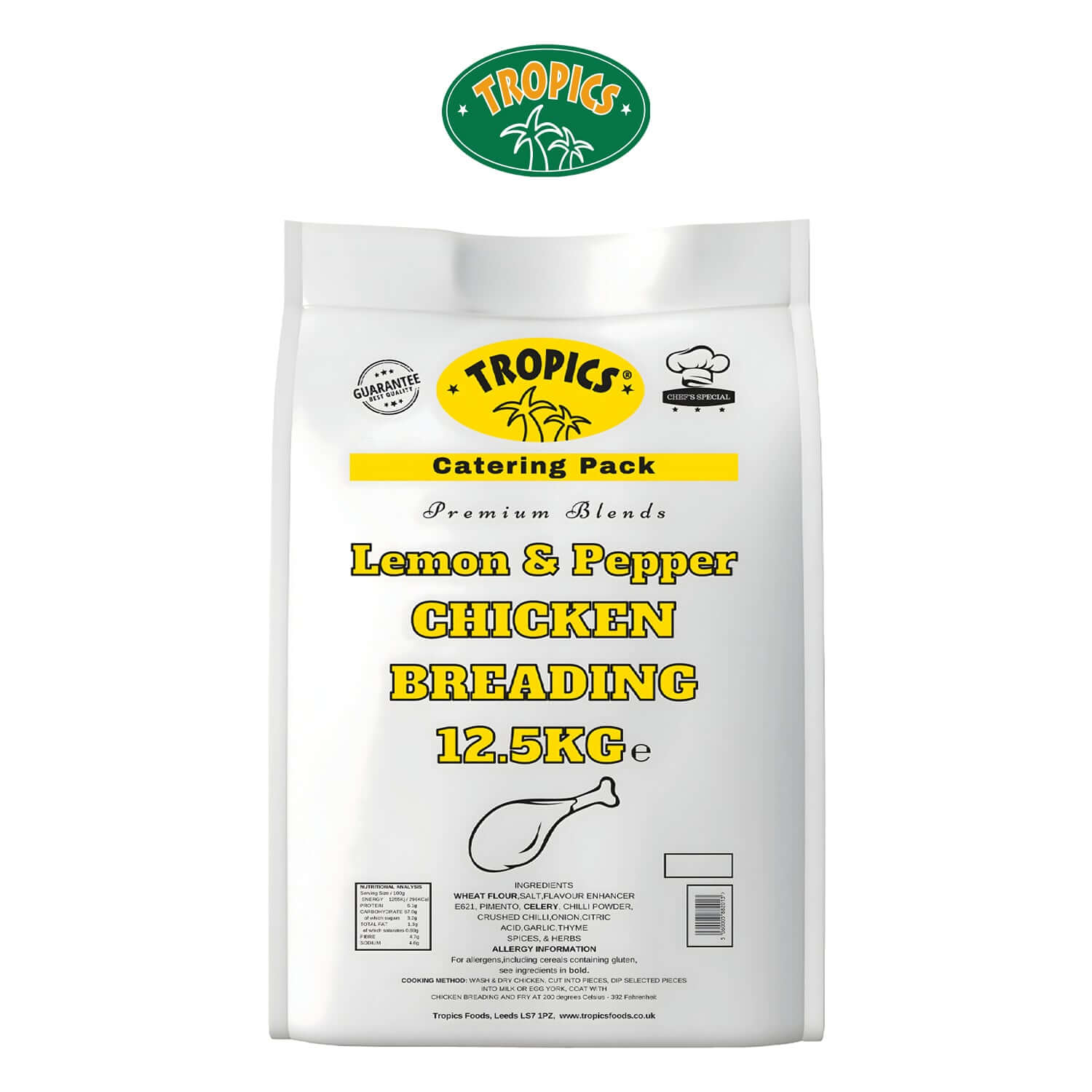 Tropics Lemon-Pepper Chicken Breading 12.5kg