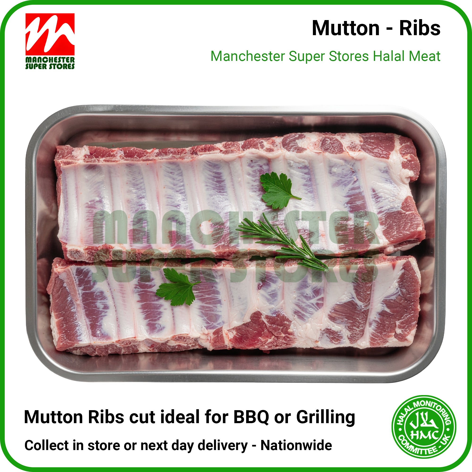 Mutton Ribs - HMC Halal Meat